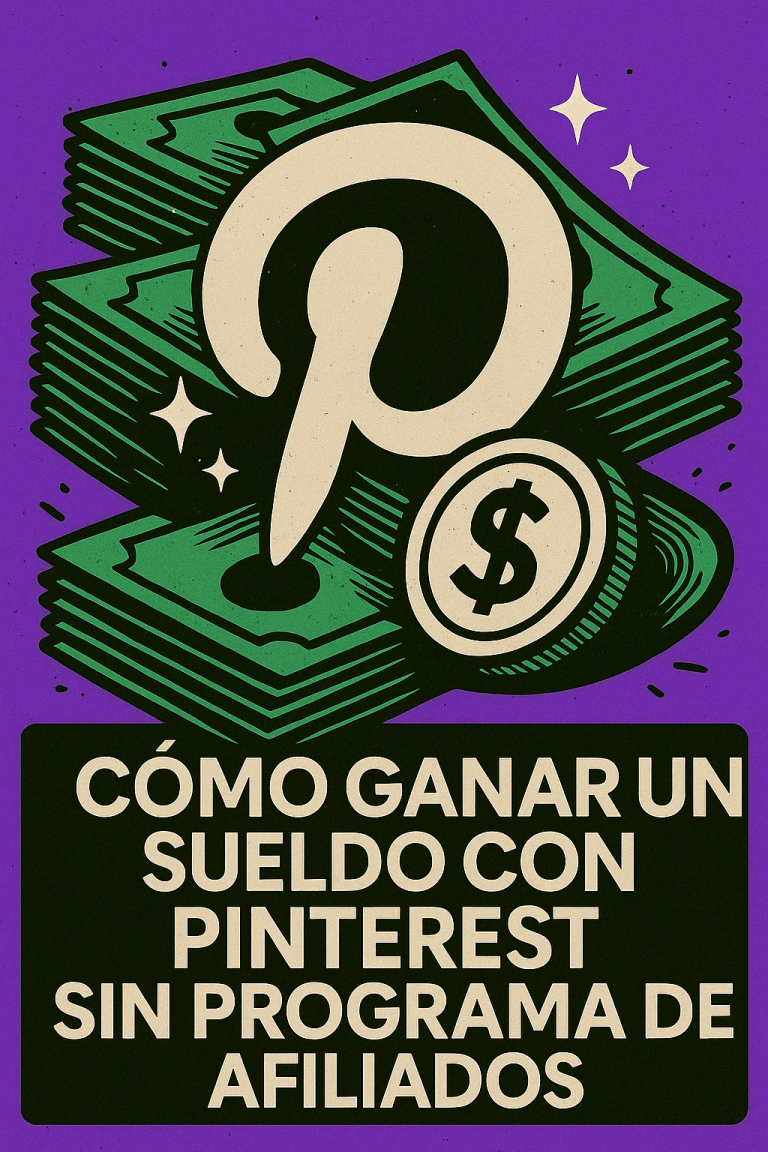 cómo ganar dinero con Pinterest sin afiliación, generar ingresos desde Pinterest, sueldo mensual usando Pinterest