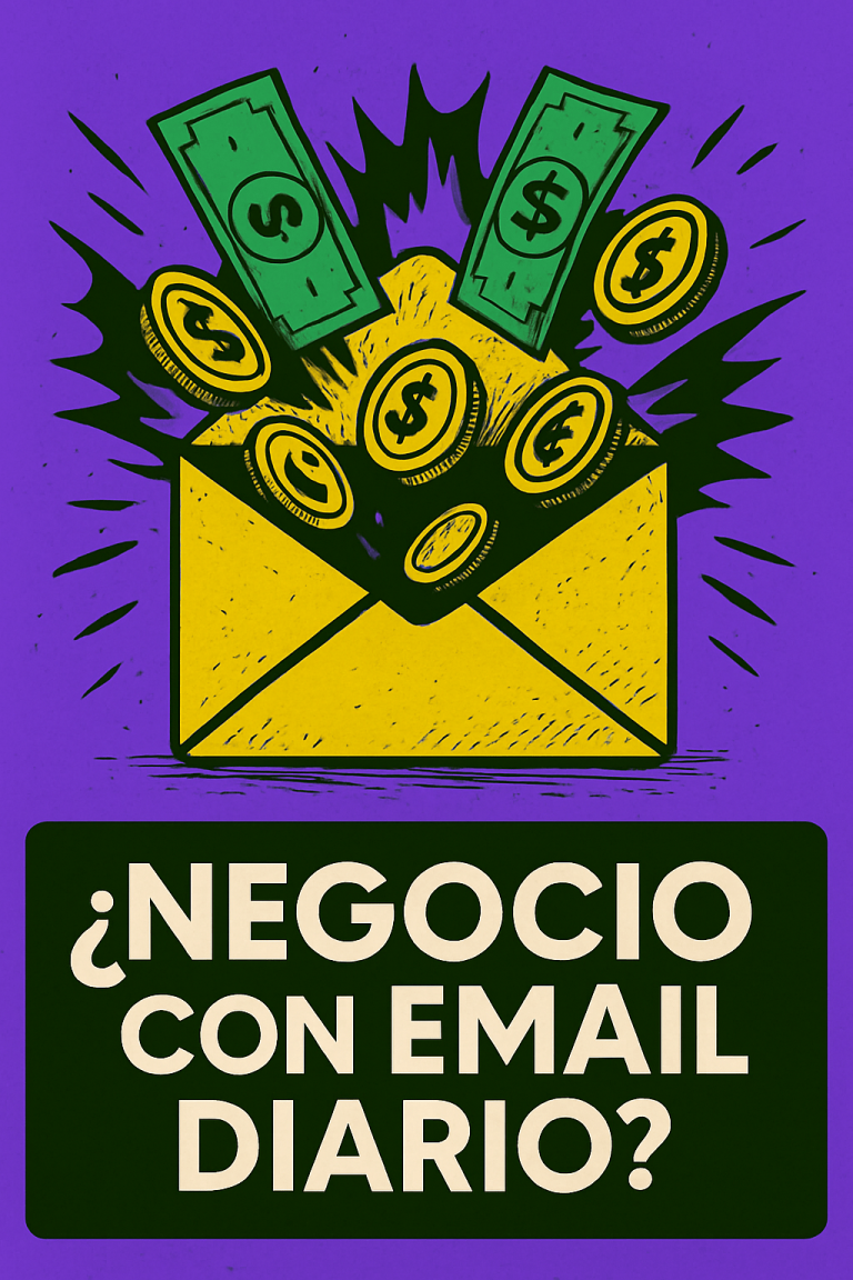 cómo ganar dinero con un email diario, negocio de email marketing, escribir para vender todos los días